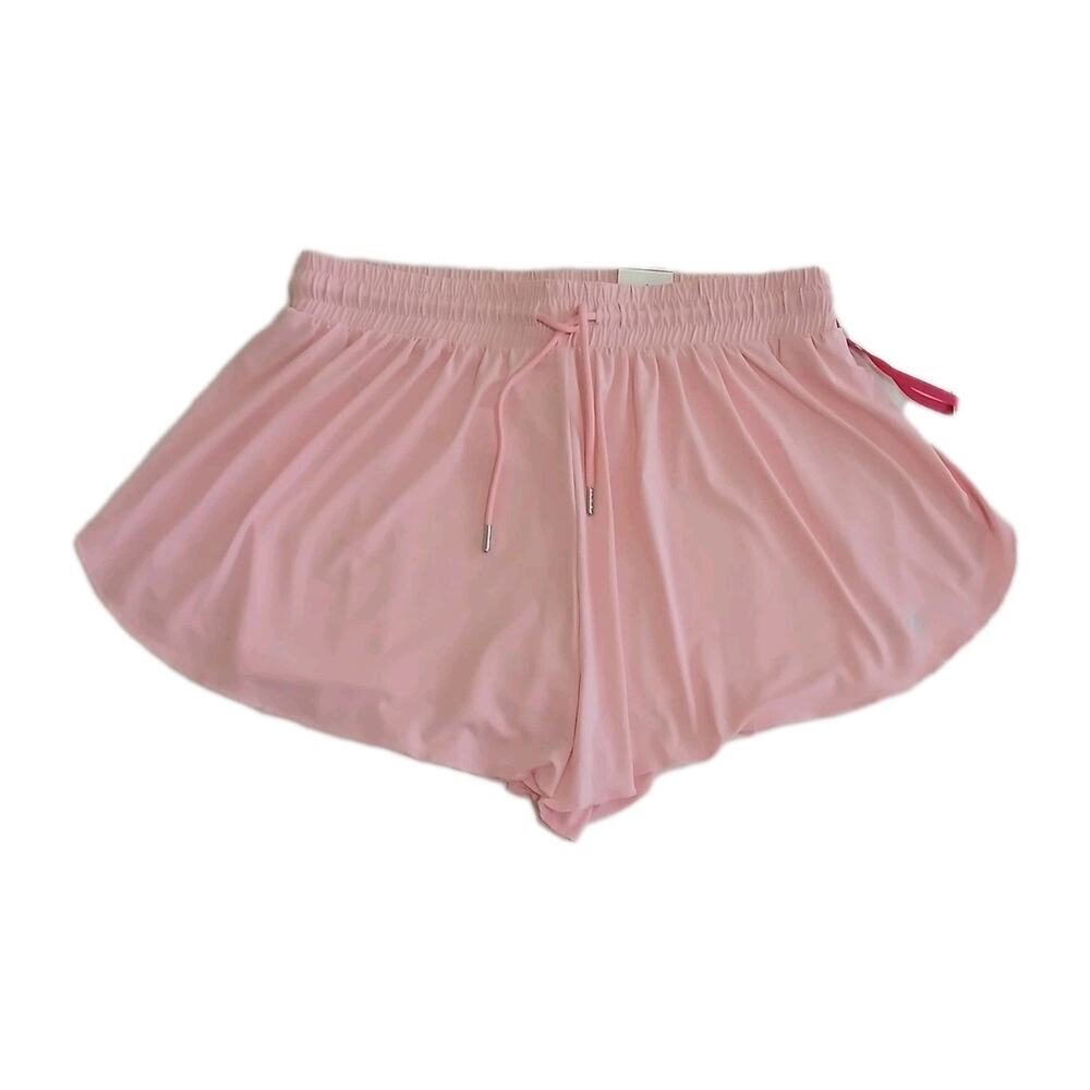 Justice Girls XL 16/18 Pink Flutter Skort Shorts 2-in-1 Athletic NWT Drawstring